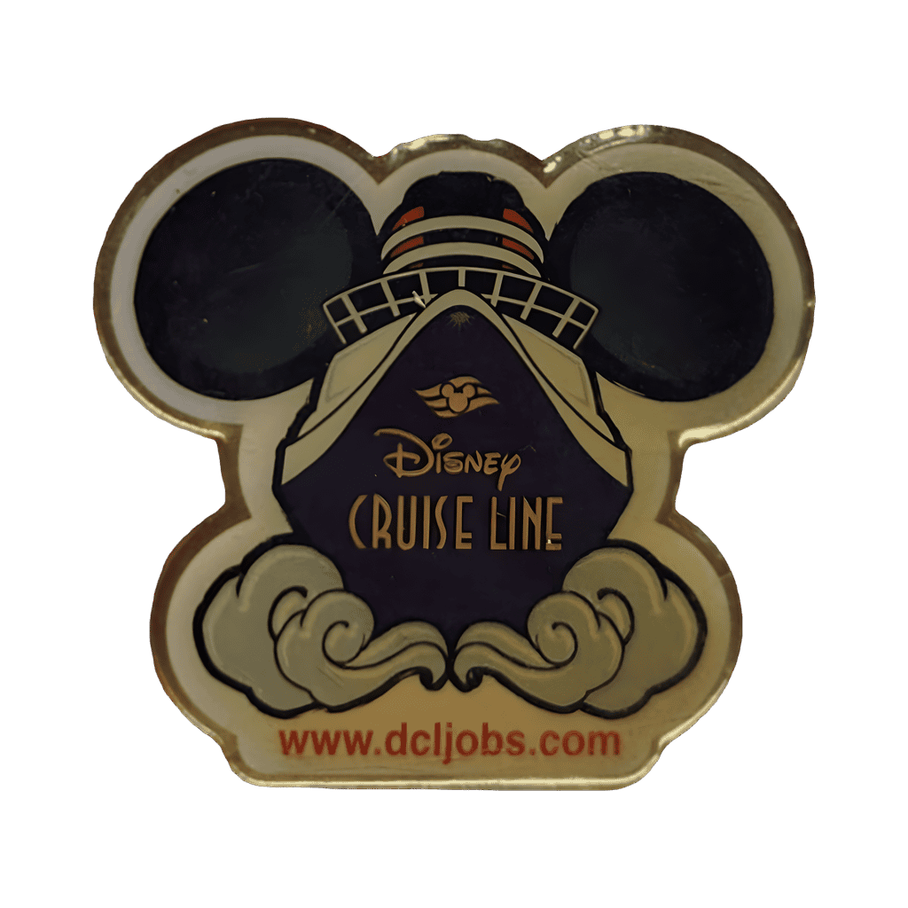Disney Cruise Line Jobs — Cruise Ship with Mickey Ears Disney pin