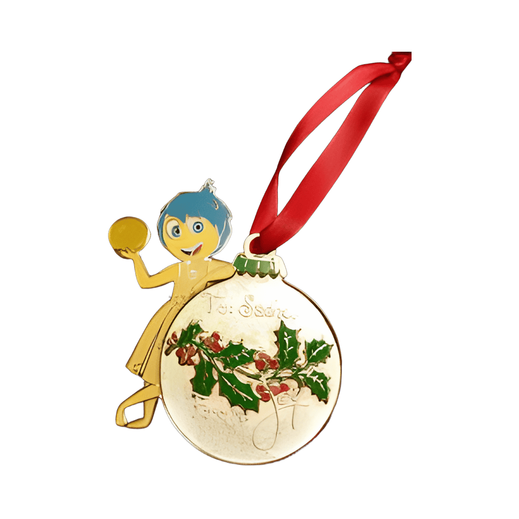 Joy Ornament to Sadness Disney pin