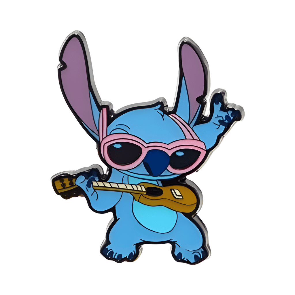 Stitch with Ukulele and Sunglasses Disney pin