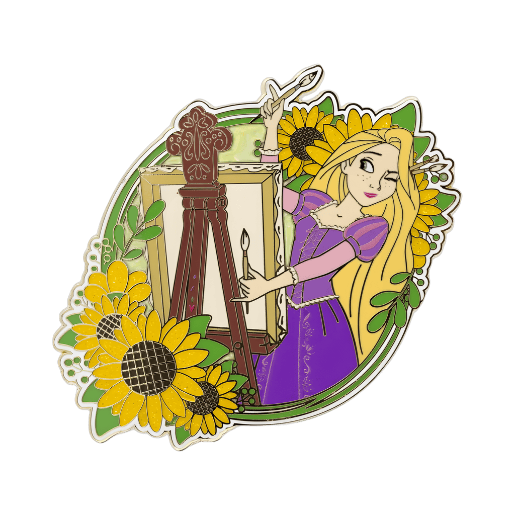 Tangled - Rapunzel Paint Sunflowers Disney pin