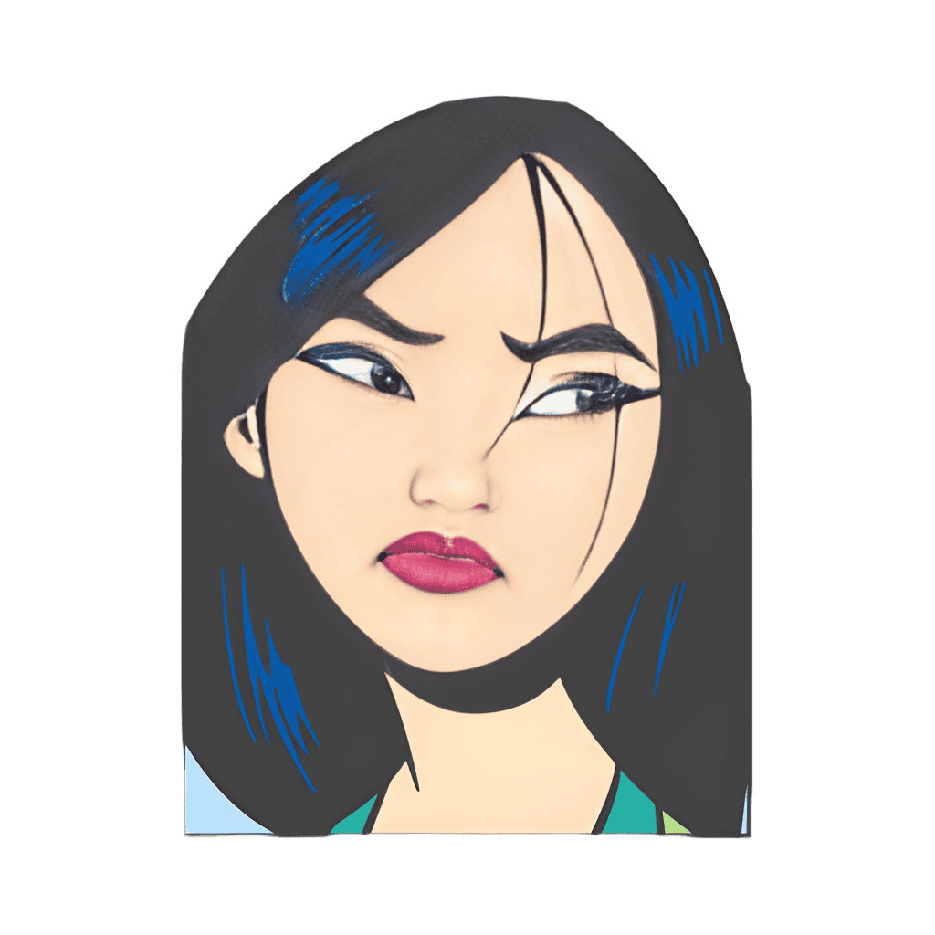 Mulan Square 1 Disney pin