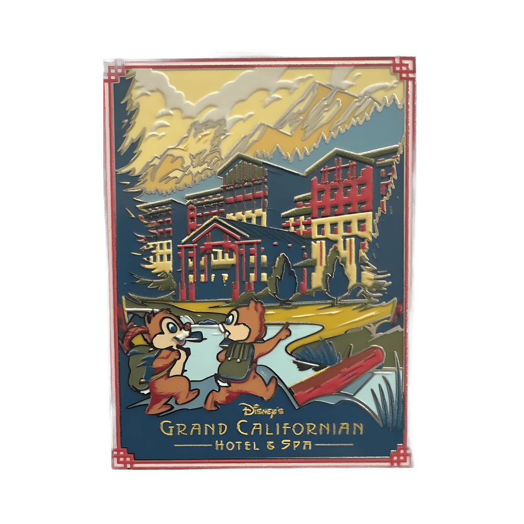 Grand Californian with Chip and Dale Hiking Disney pin