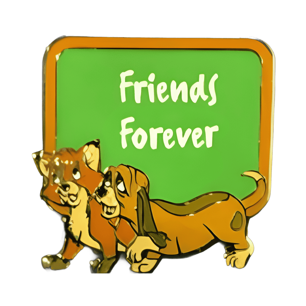 Tod and Copper Chaser Disney pin