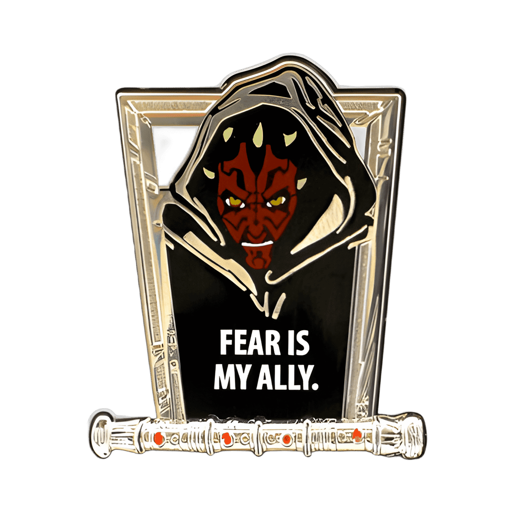 Darth maul fear is my ally. Part of 5 pin sculpted lightsaber set Disney pin