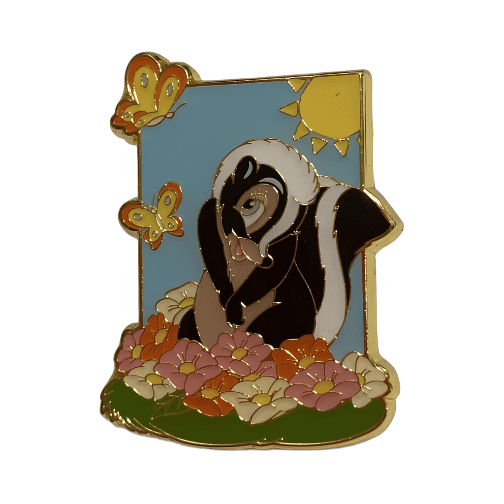Flower from Bambi in flowers Disney pin