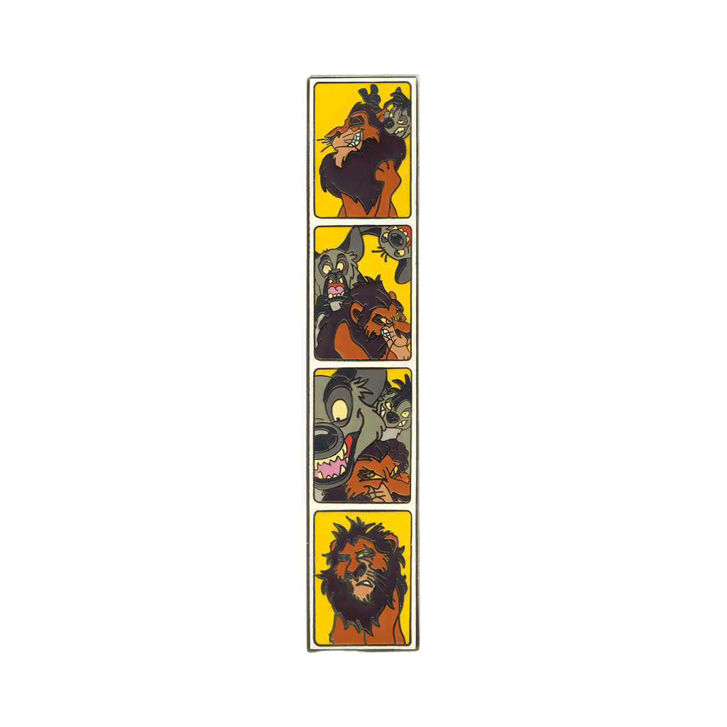 Scar being Photobombed by Ed, Shenzi and Banzai Disney pin