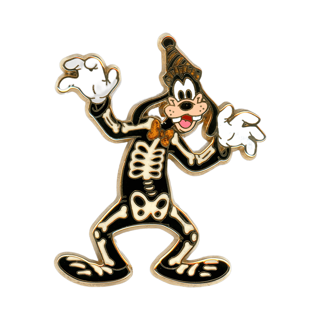 Goofy Wearing a Skeleton Costume Disney pin