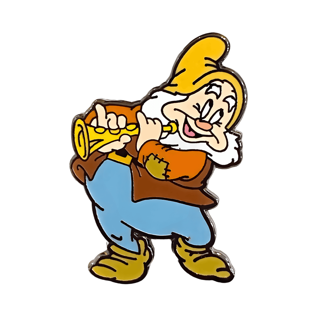 Happy Playing Horn Disney pin