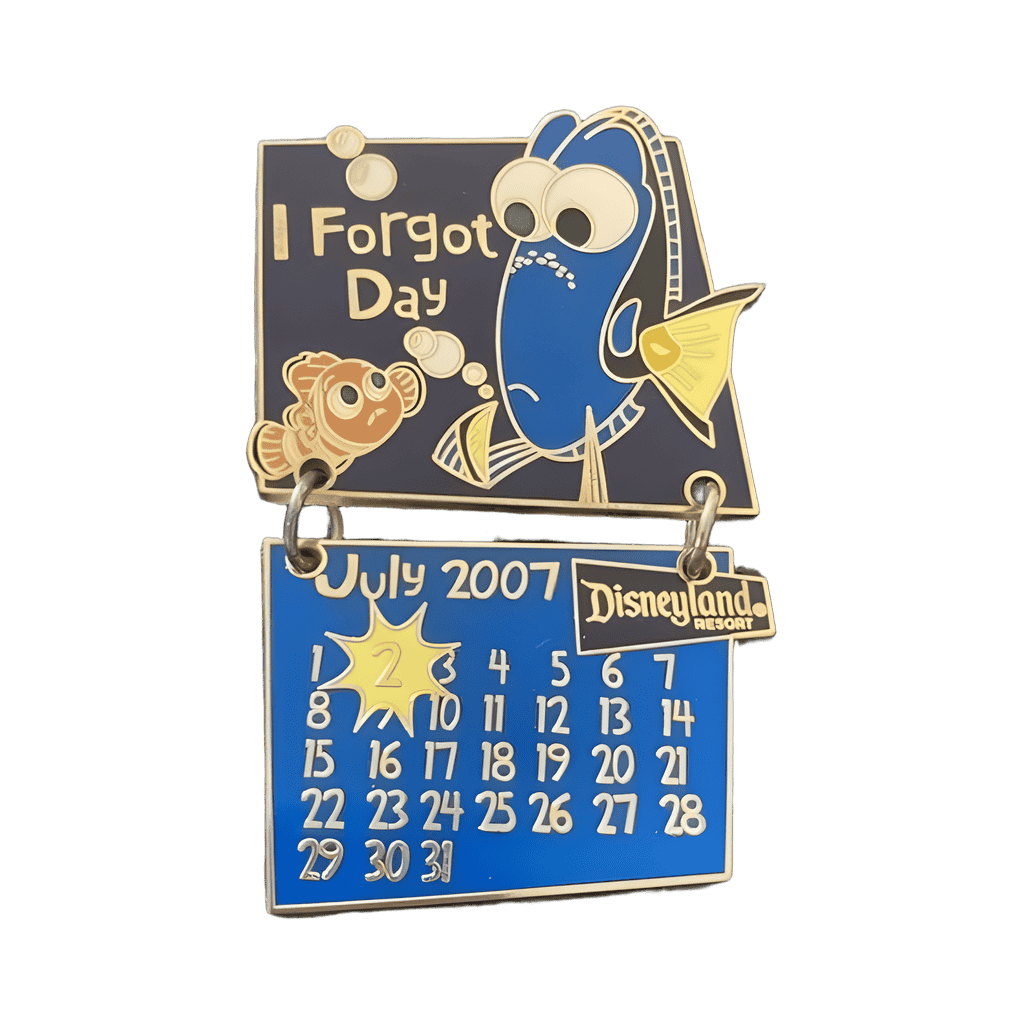 July (I Forgot Day) Disney pin