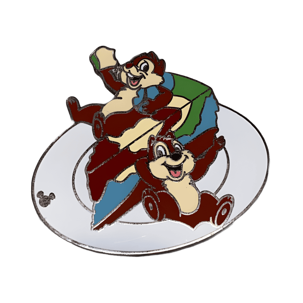Chip & Dale tie-dye cheesecake Disney pin