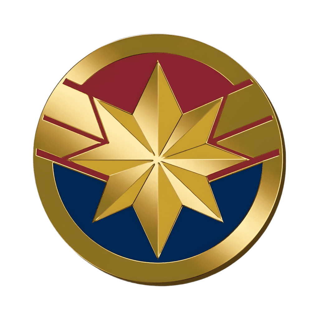 Captain Marvel Insignia Disney pin