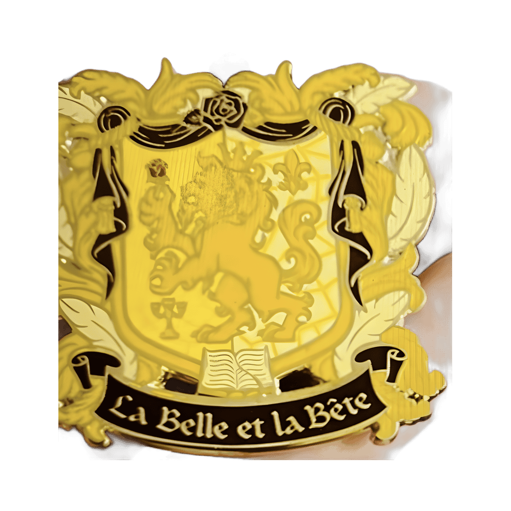 Belle Crest - La Belle et la Bête Disney pin