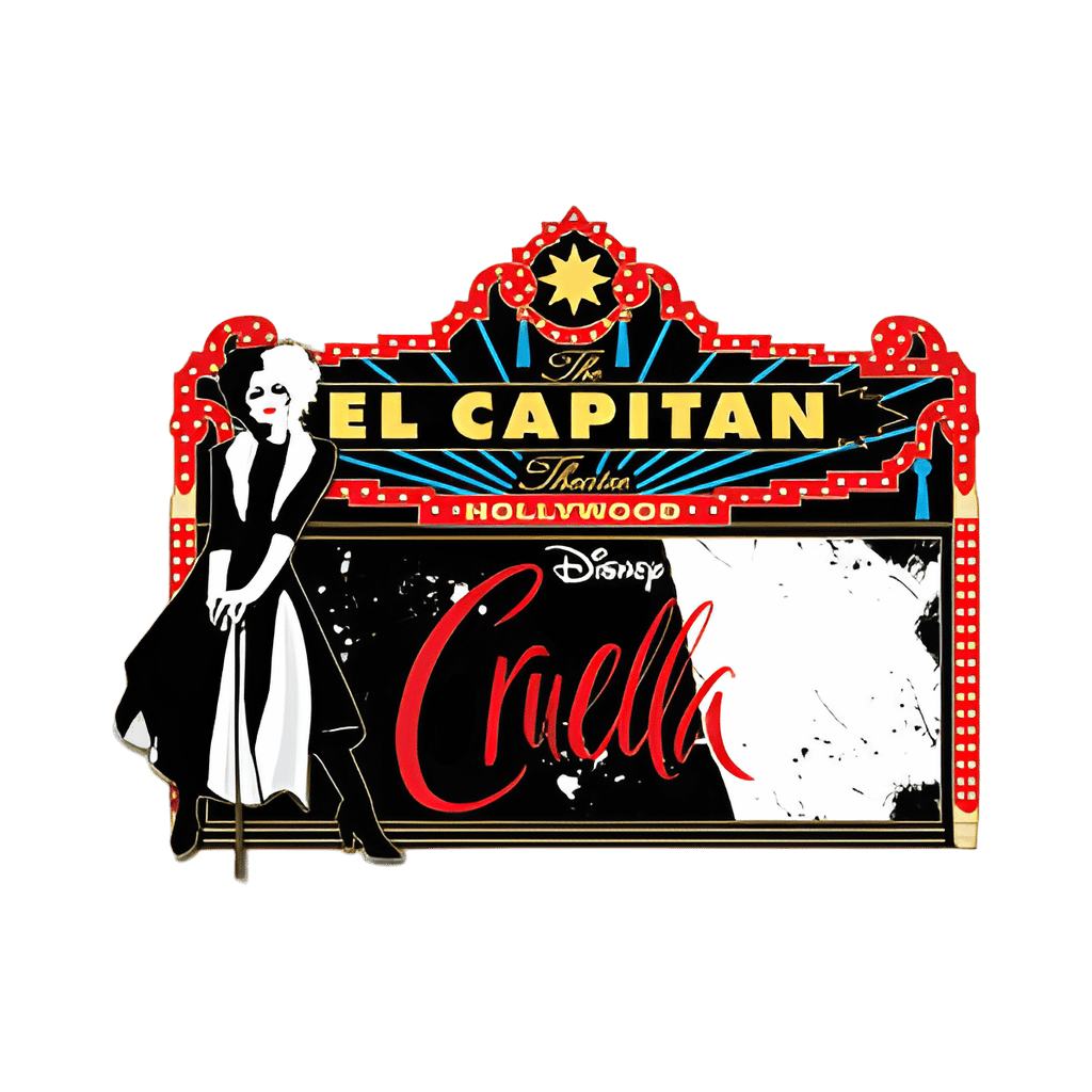 Cruella Marquee Disney pin