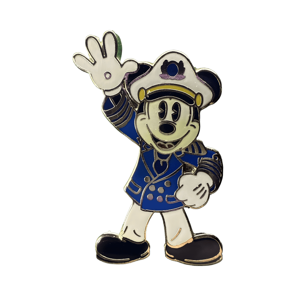 Captain Mickey in Blue Jacket Disney pin
