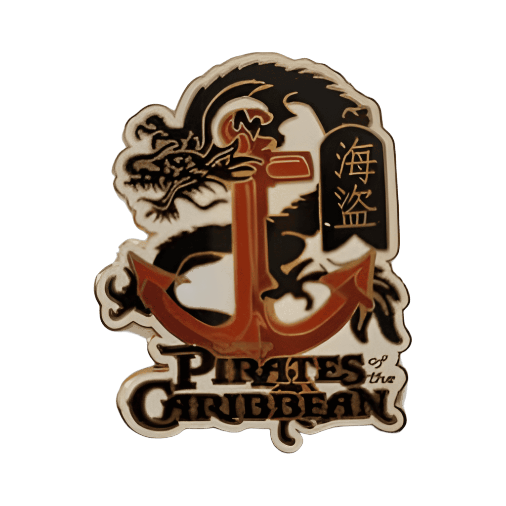 Anchor and Dragon Disney pin