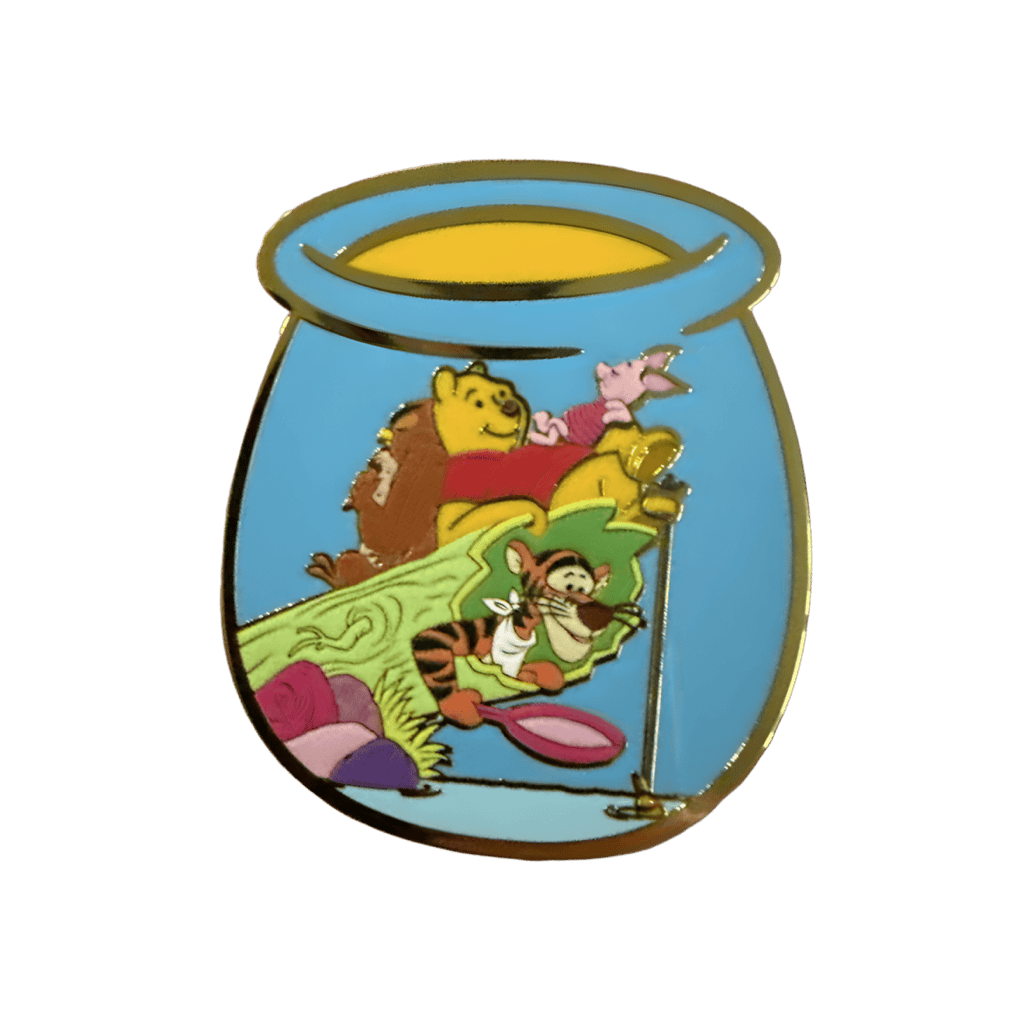 Owl, Piglet, Pooh and Tigger Fishing Disney pin