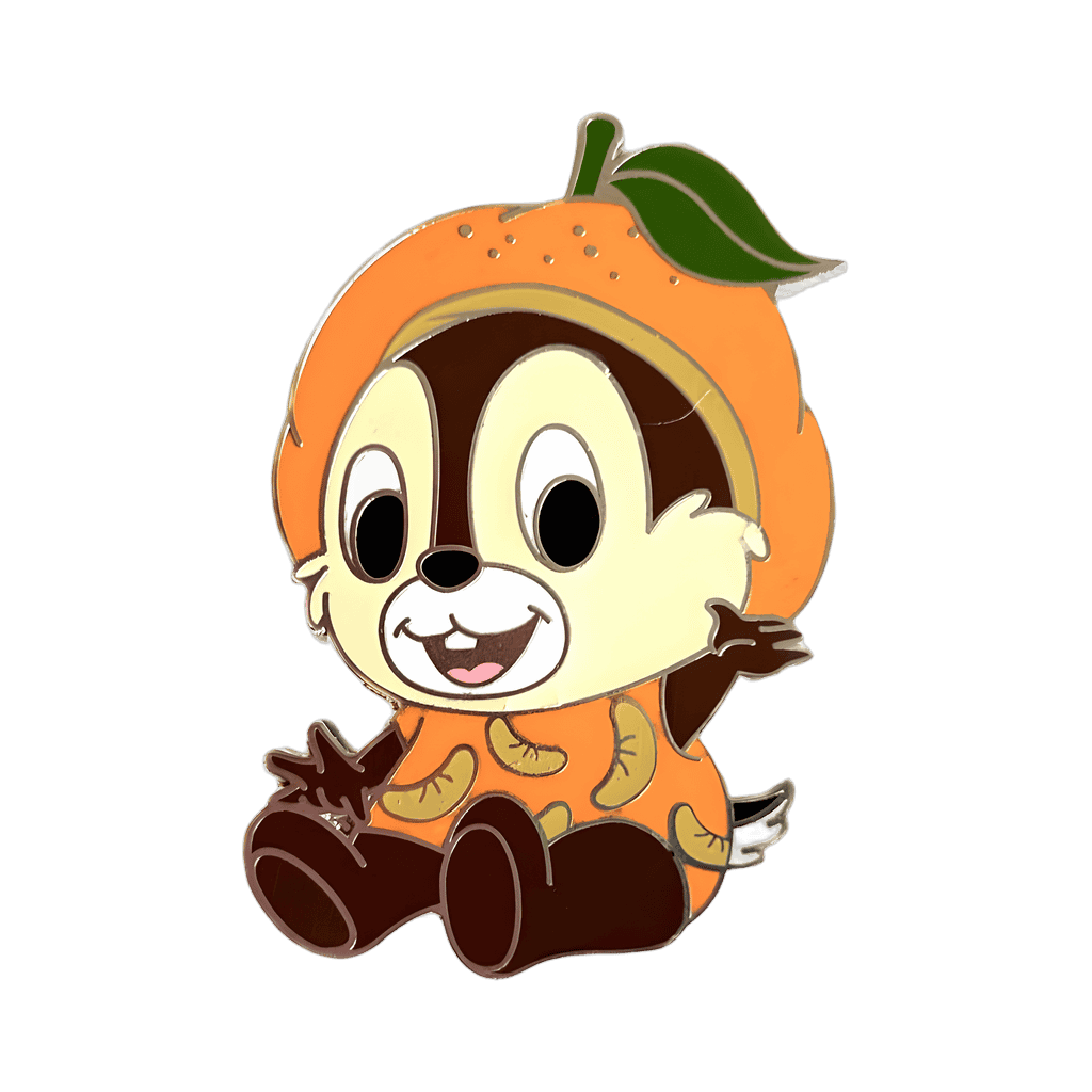 Chip Orange Disney pin
