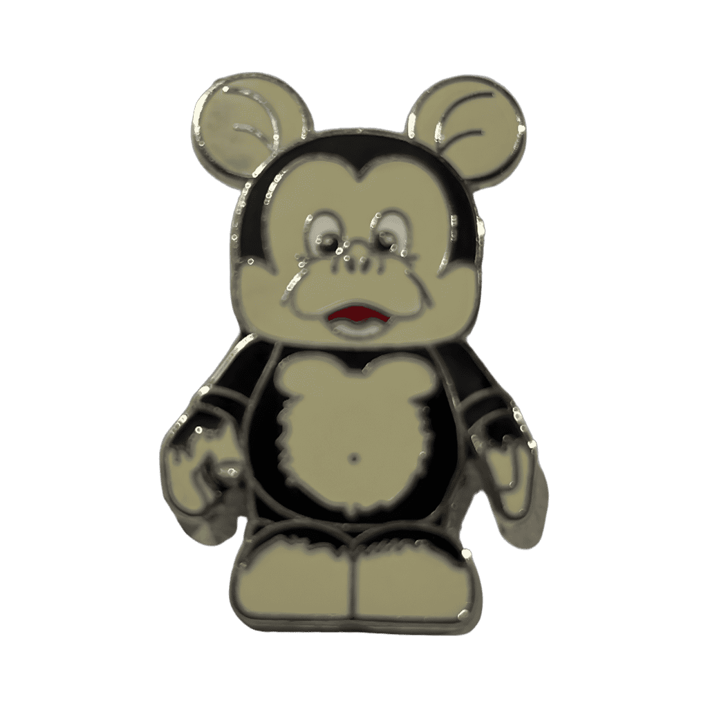 Monkey Mickey silhouette Disney pin