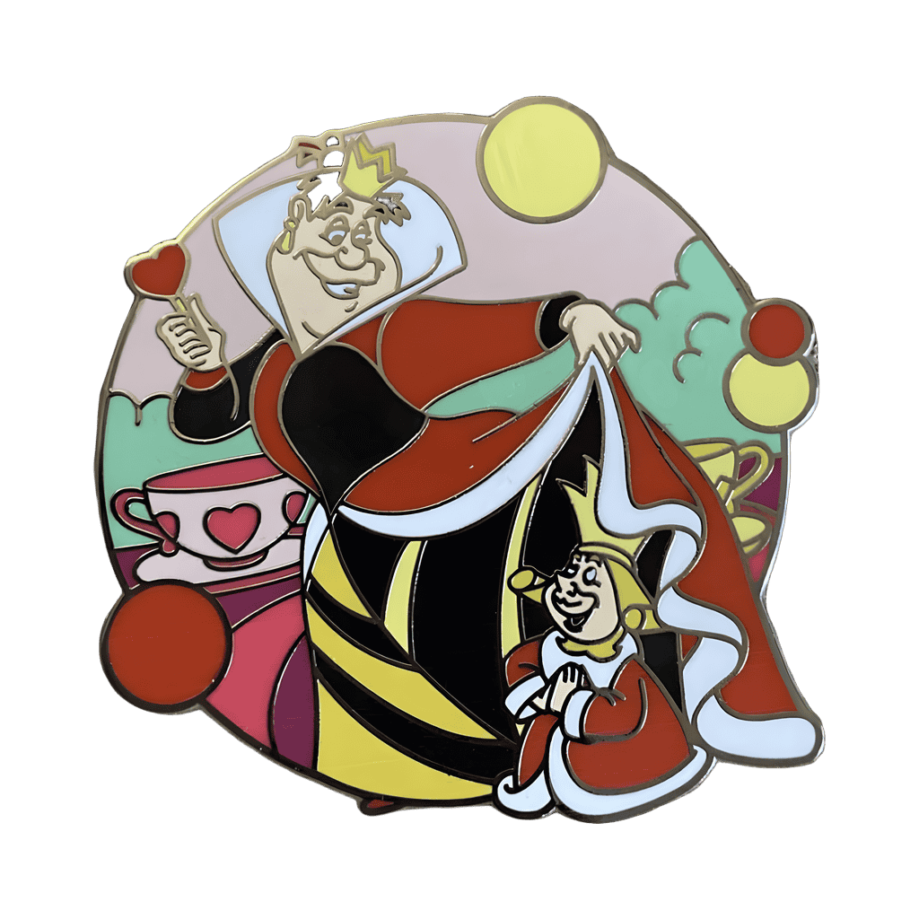 Mad Tea Party - Queen and King of Hearts Disney pin