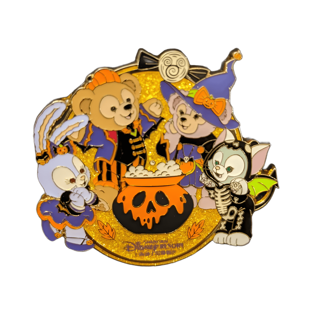 Duffy, Shellie May, Stella Lou, and Gelatoni Disney pin