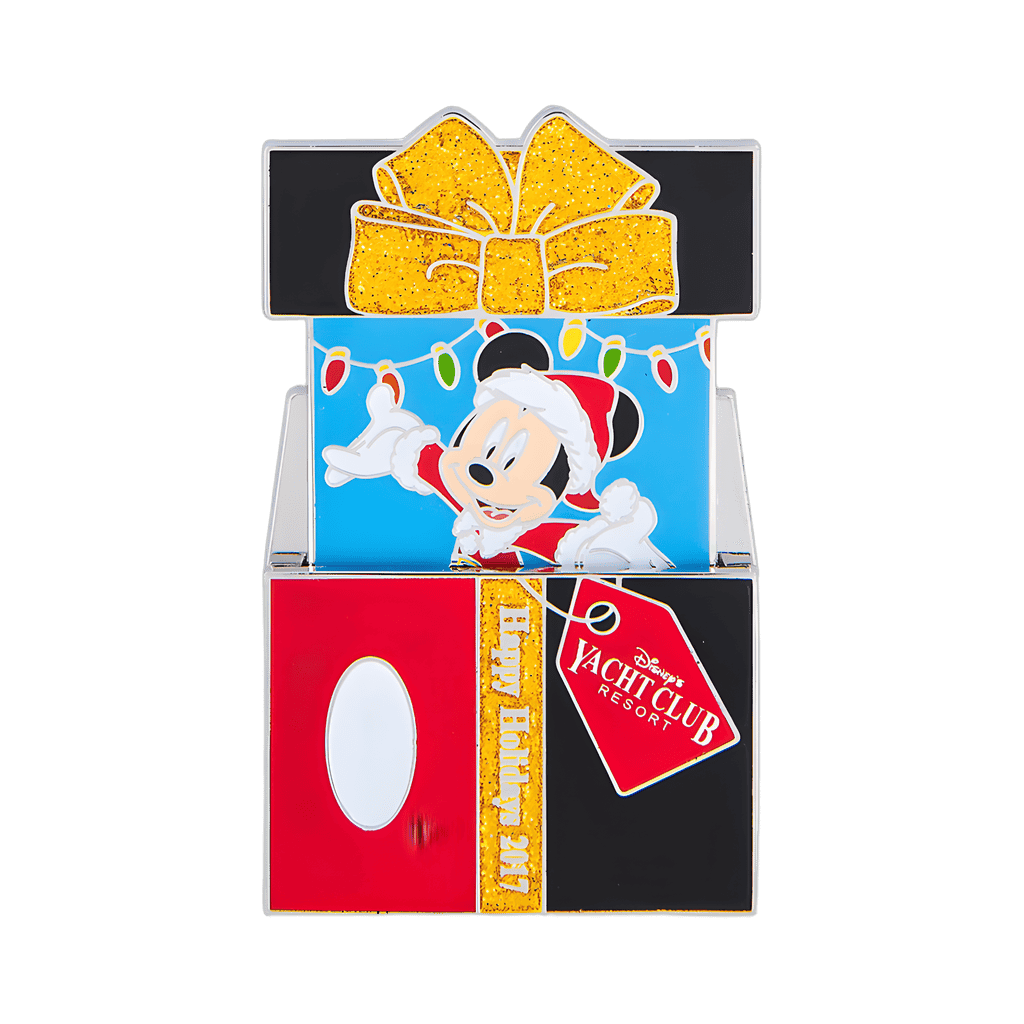 Yacht Club Resort - Santa Mickey Gift Box Disney pin