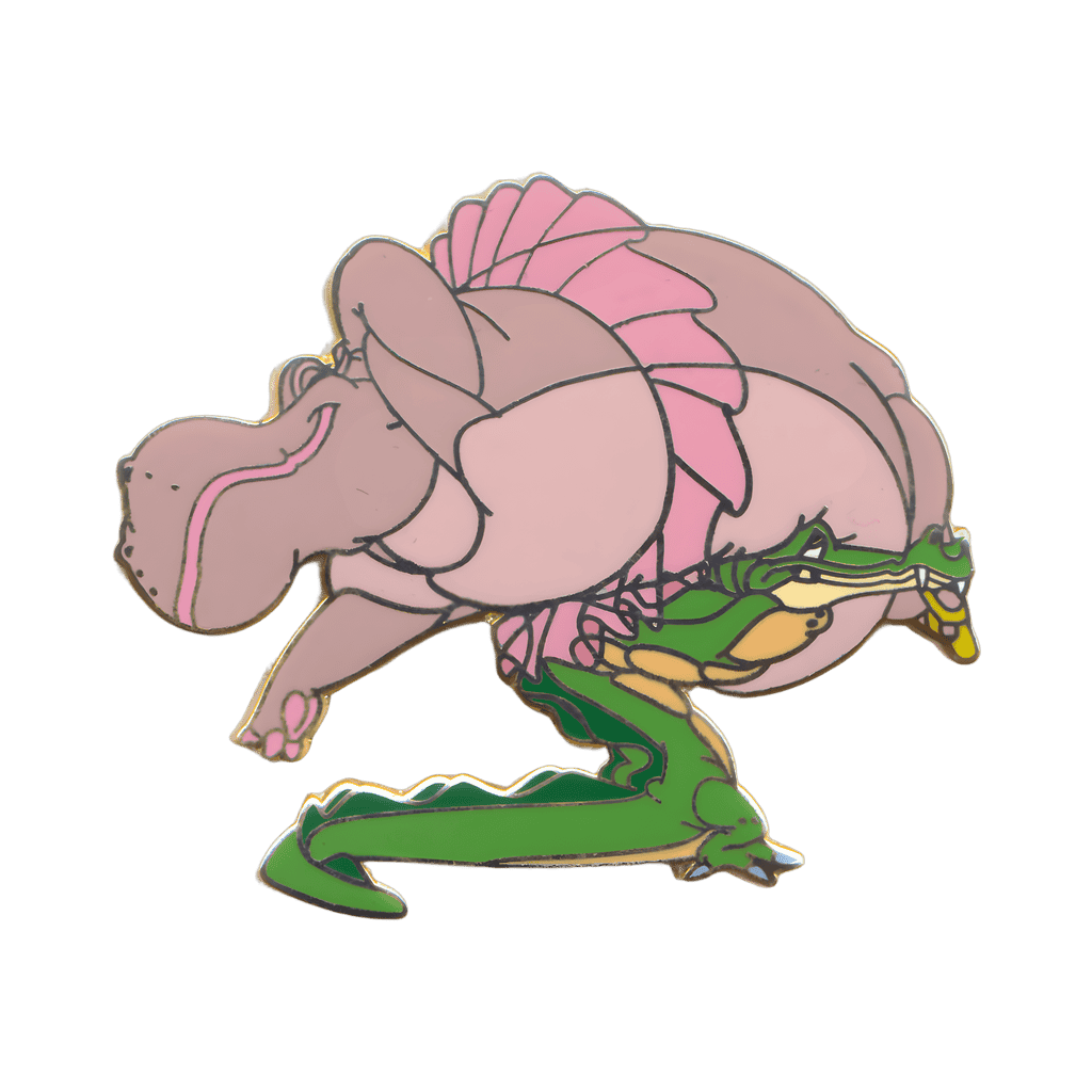Ben Ali Gator and Hyacinth Hippo Dancing Disney pin