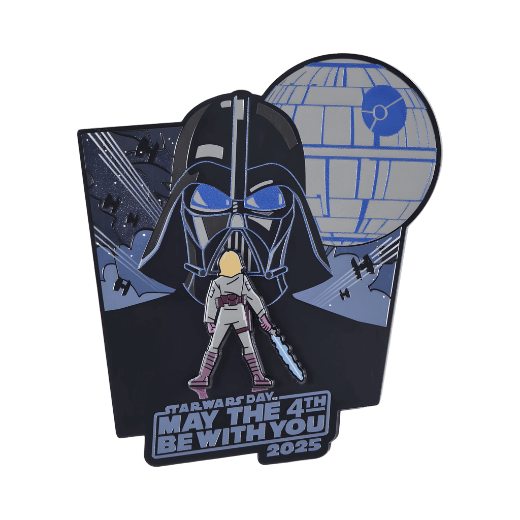 Luke Skywalker and Darth Vader Jumbo Disney pin