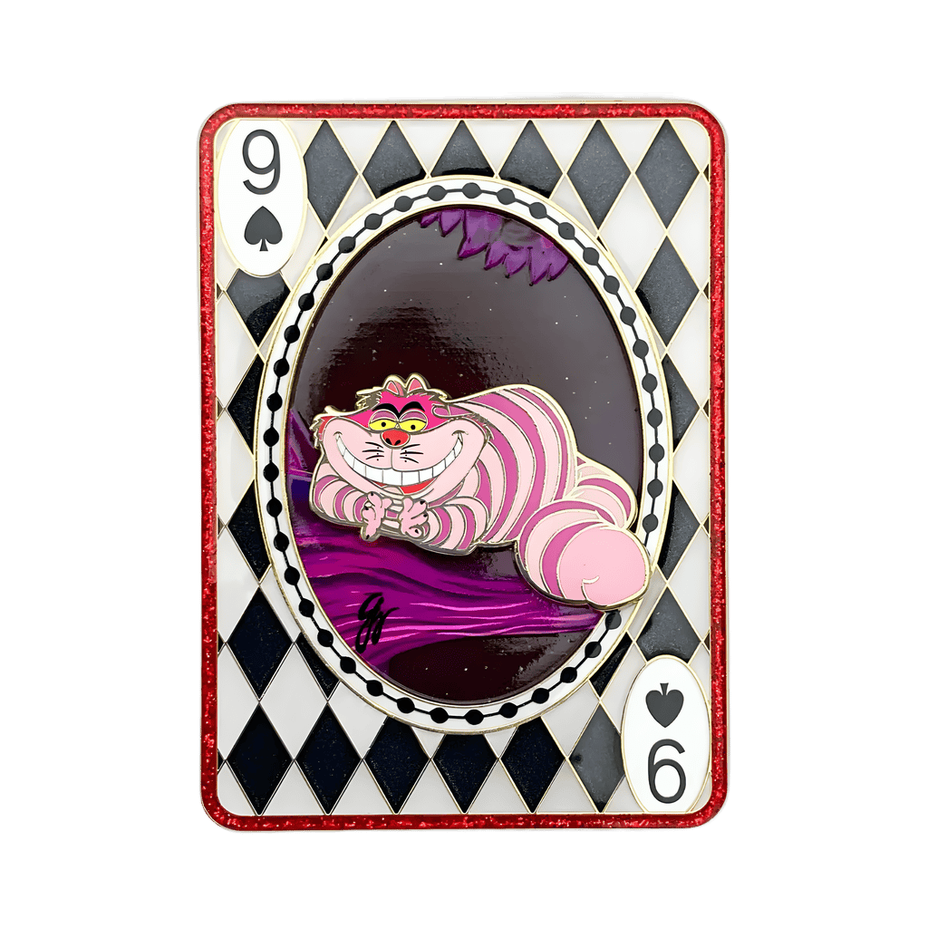 We're All Mad Here - Nine of Spades Disney pin