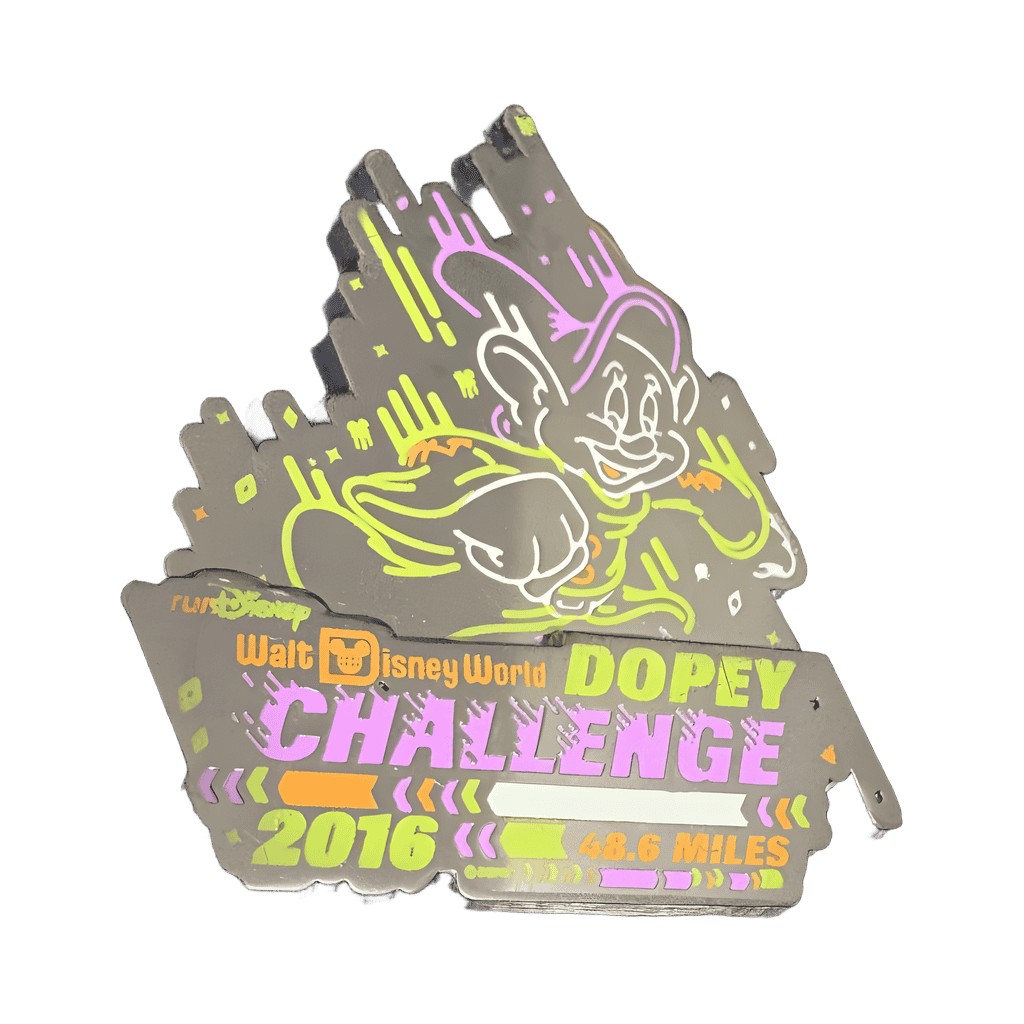 Dopey Challenge Disney pin