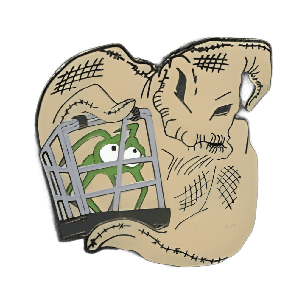 Oogie Boogie and Caged Bug Disney pin