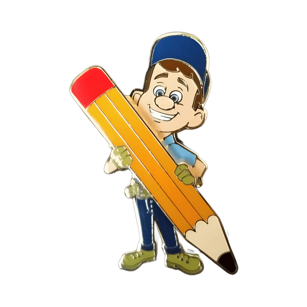 Fix-It Felix with Pencil Disney pin
