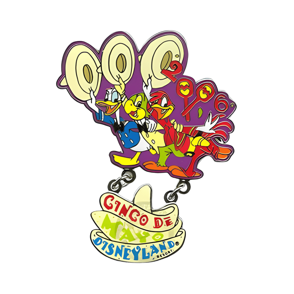 2006 - The Three Caballeros Dangle Disney pin