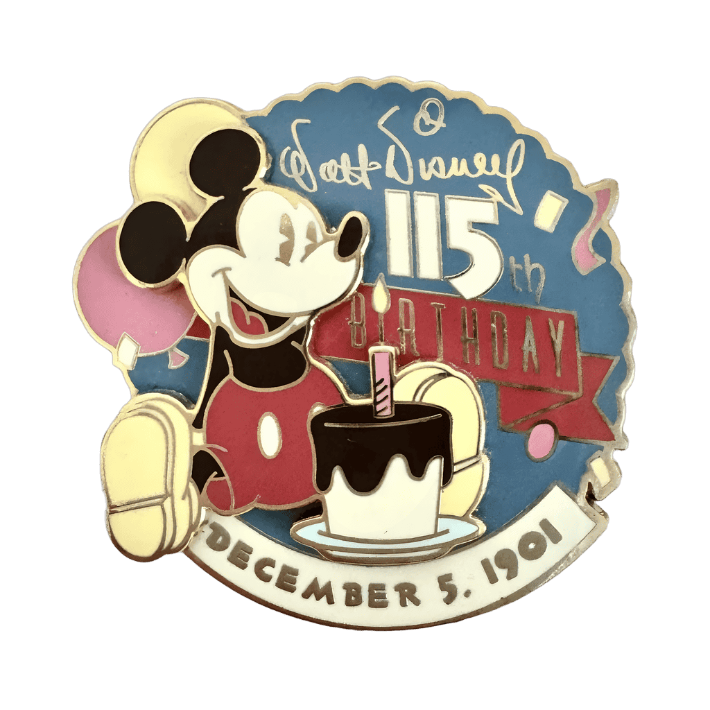 Mickey Mouse - Walt's 115th Birthday Disney pin