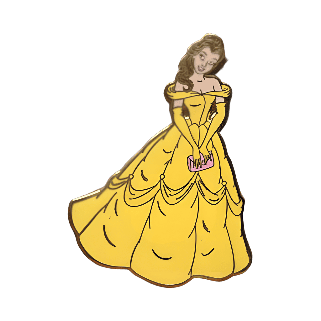 Enchanted Tales with Belle— Belle with Pink Clutch Disney pin