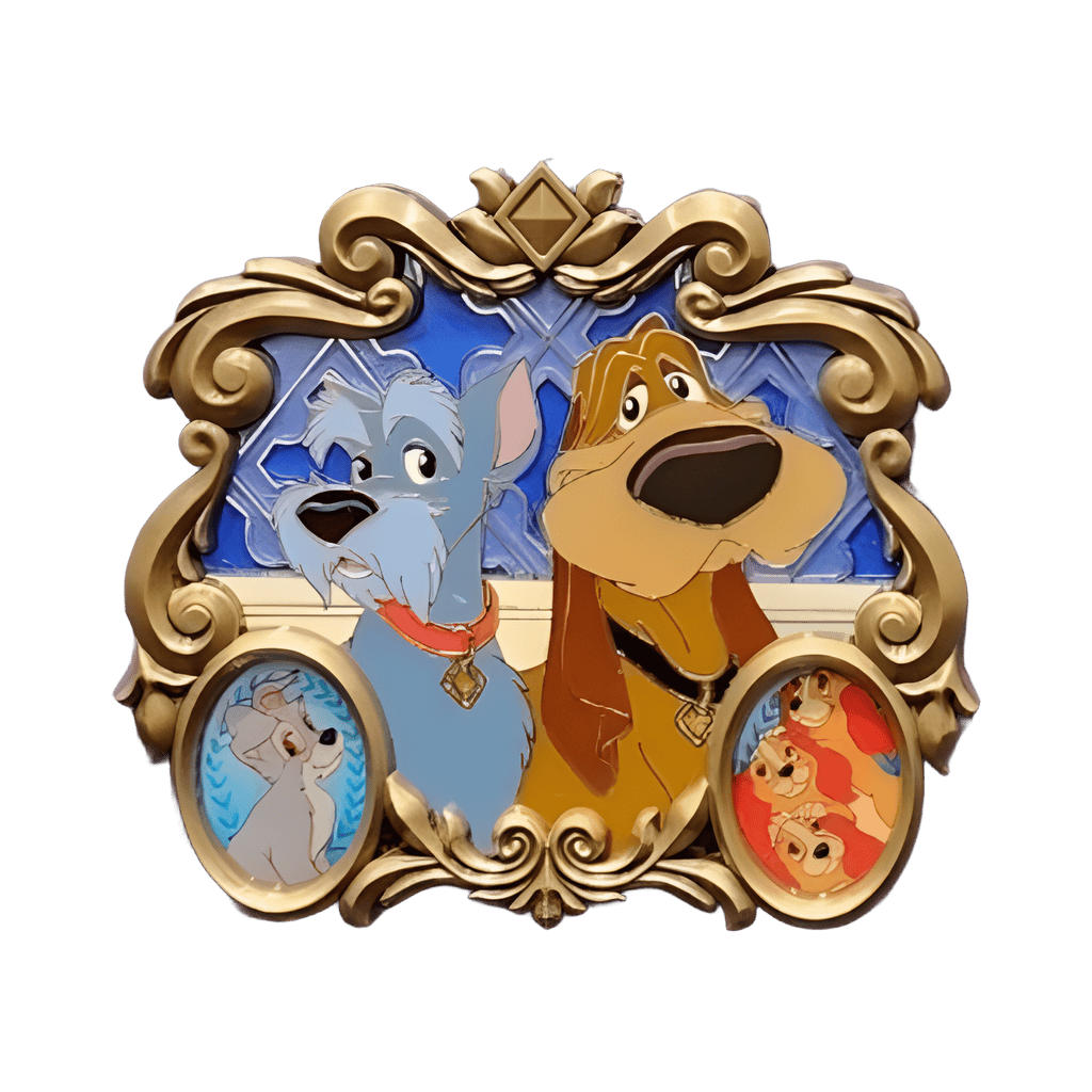 Lady and the Tramp WDI 70th Anniversary Jock and Trusty Disney pin
