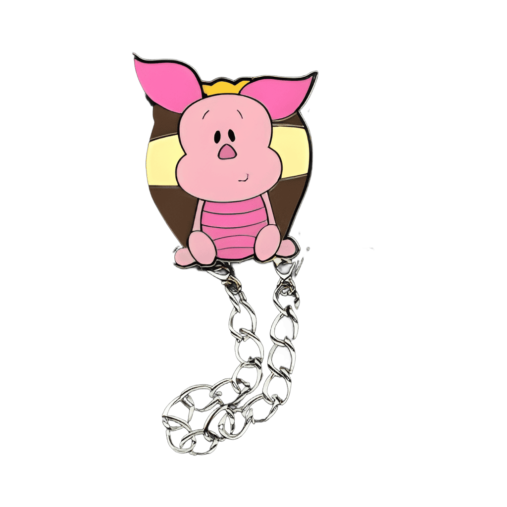 Winnie the Pooh Chained Pin Set - Piglet Disney pin