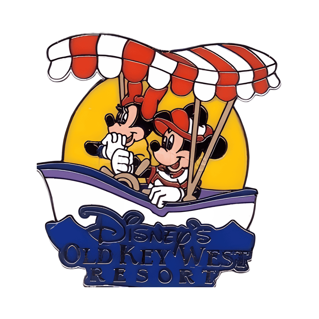 Mickey and Minnie in Boat Disney pin