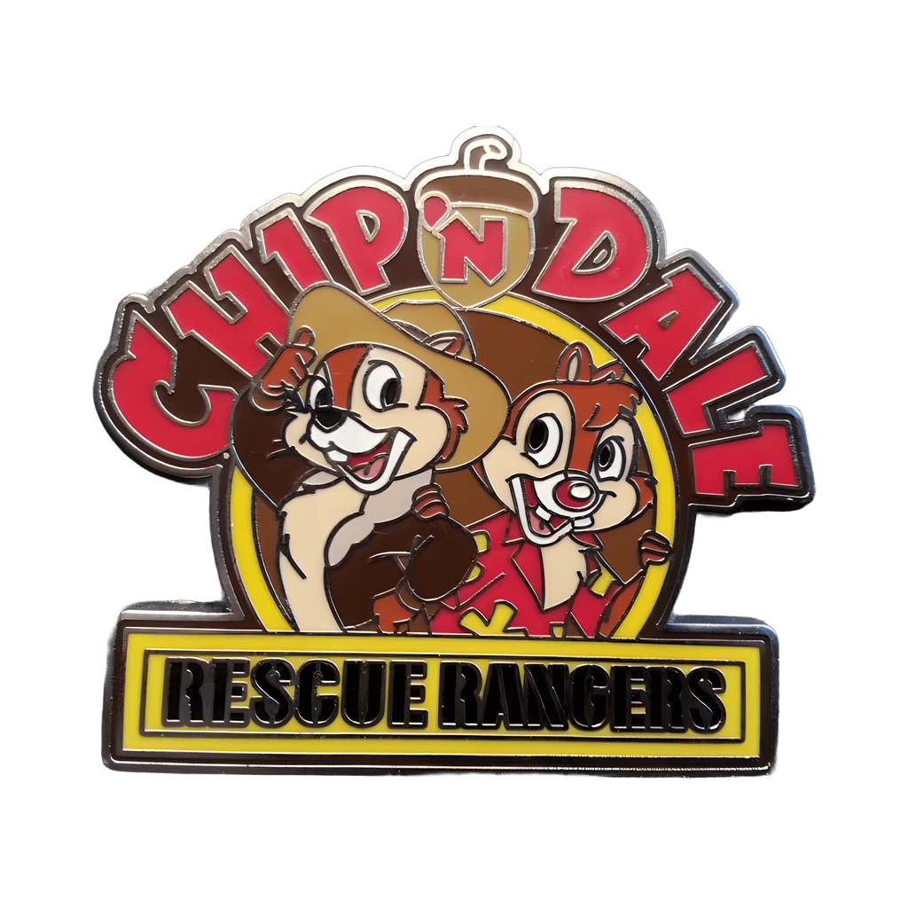 Chip 'N Dale Rescue Rangers Logo Disney pin