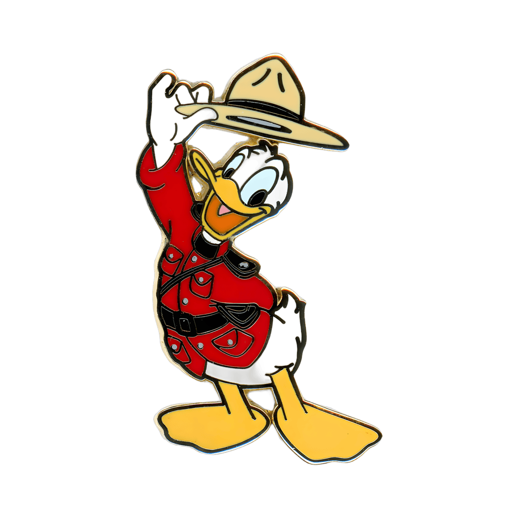 Royal Canadian Mountie Donald Duck Disney pin