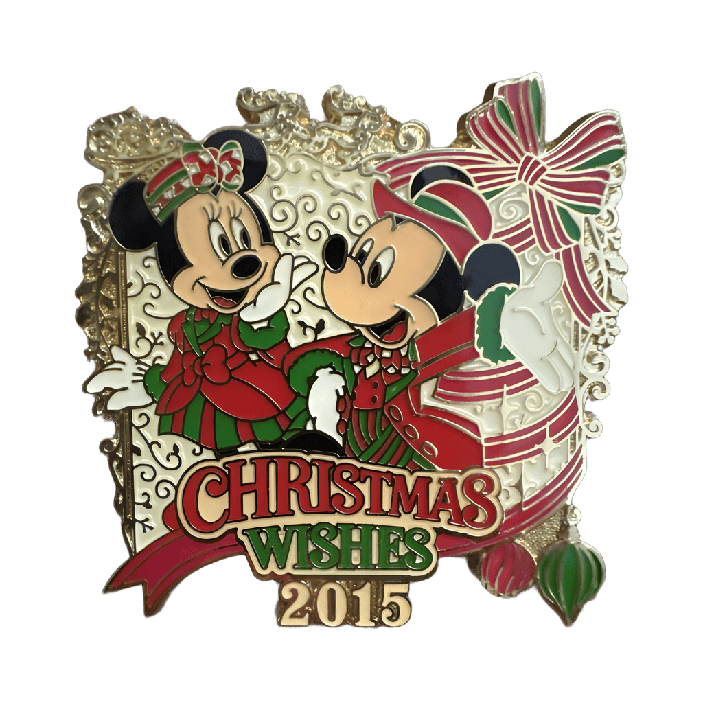 Christmas Wishes 2015 - Minnie and Mickey Disney pin