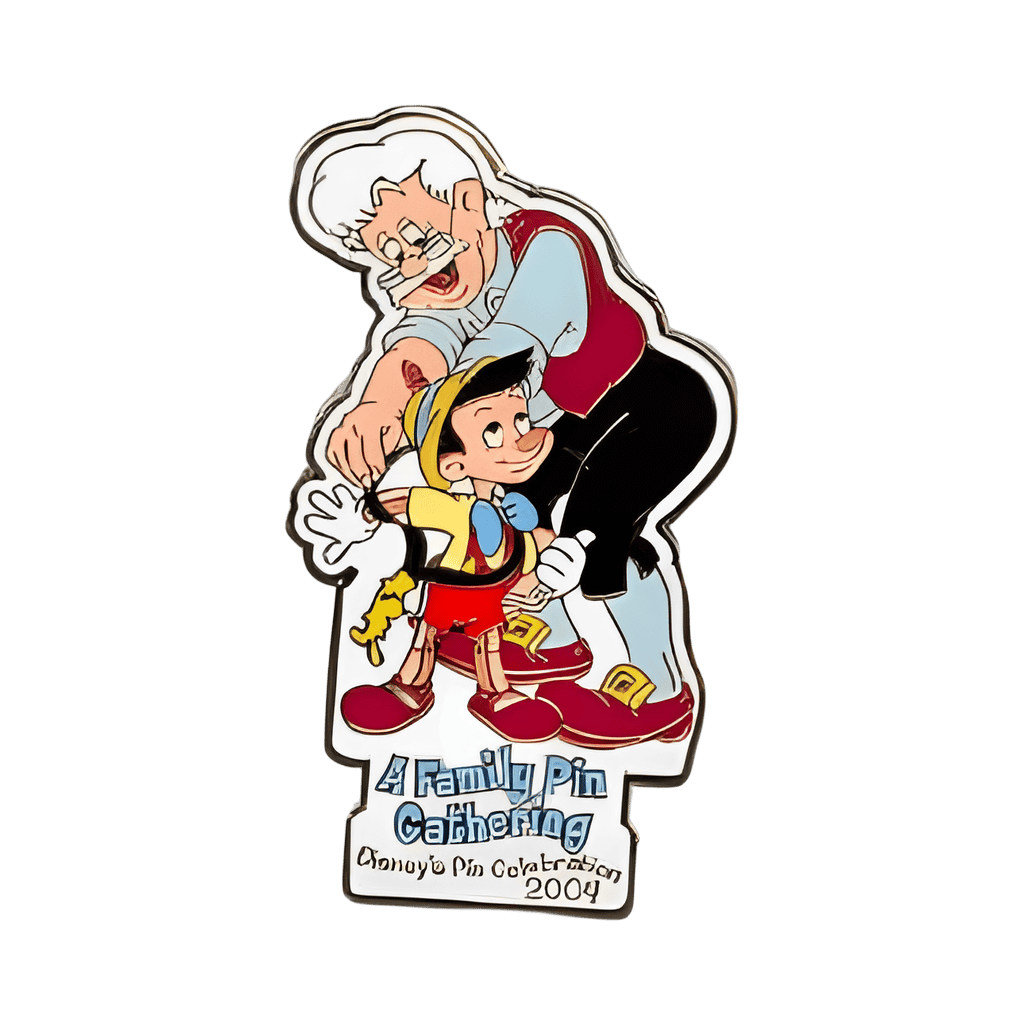 Pinocchio and Gepetto Disney pin
