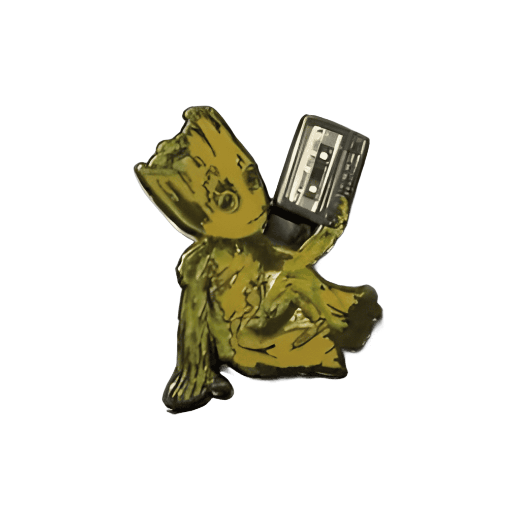 Groot with Mix Tape vol. 2 Disney pin