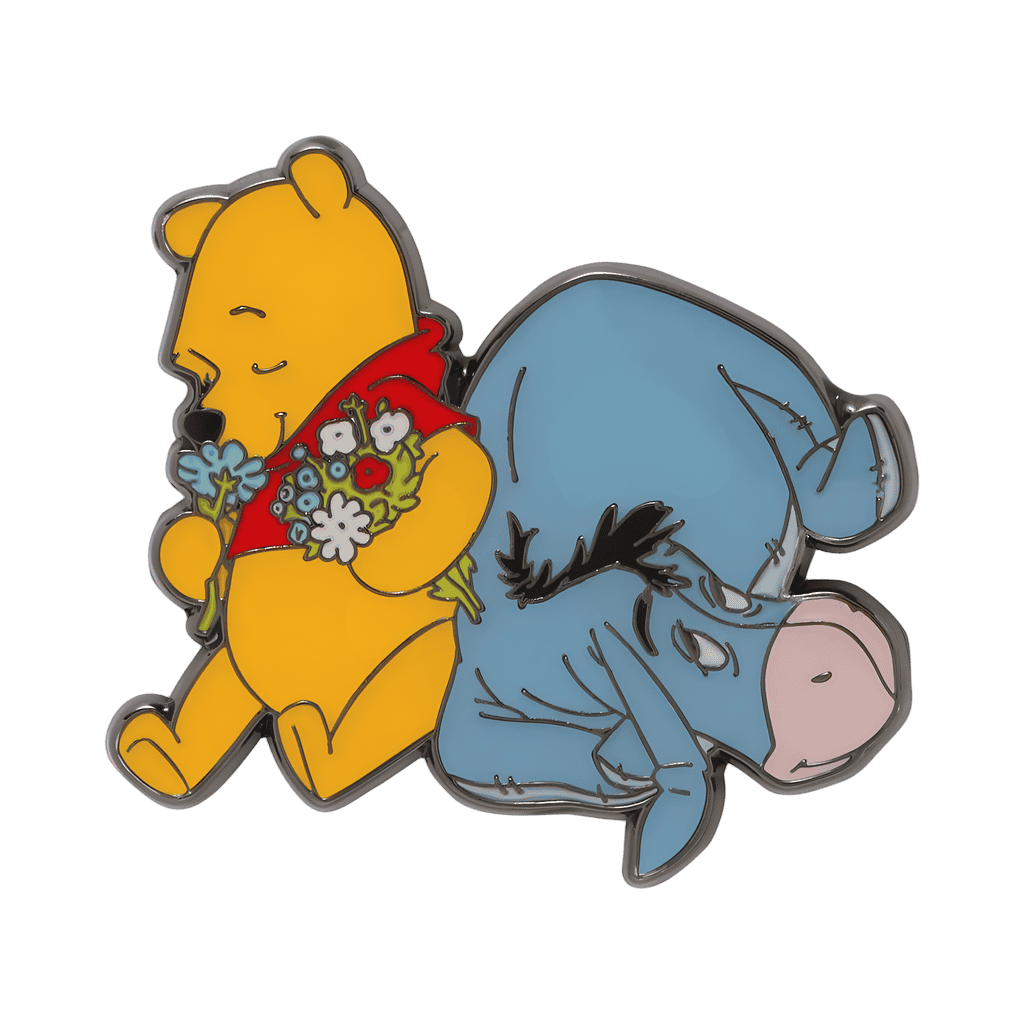 Eeyore & Pooh Flower Disney pin
