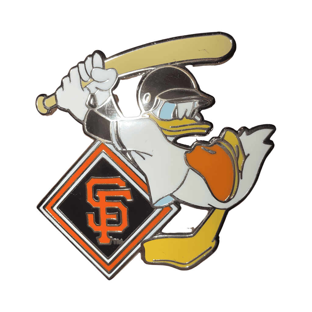 Donald at Bat - SF Giants Disney pin