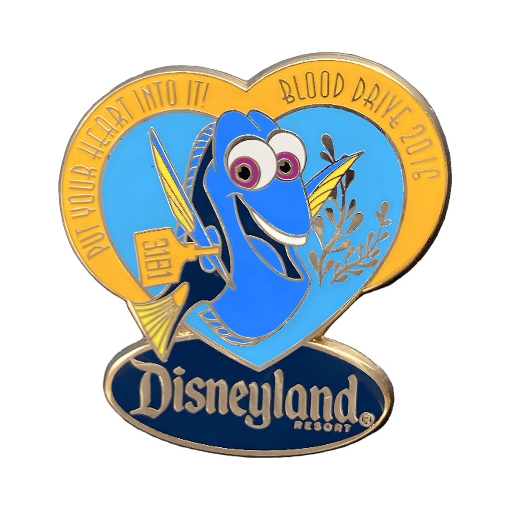 Dory Blood Drive Disney pin