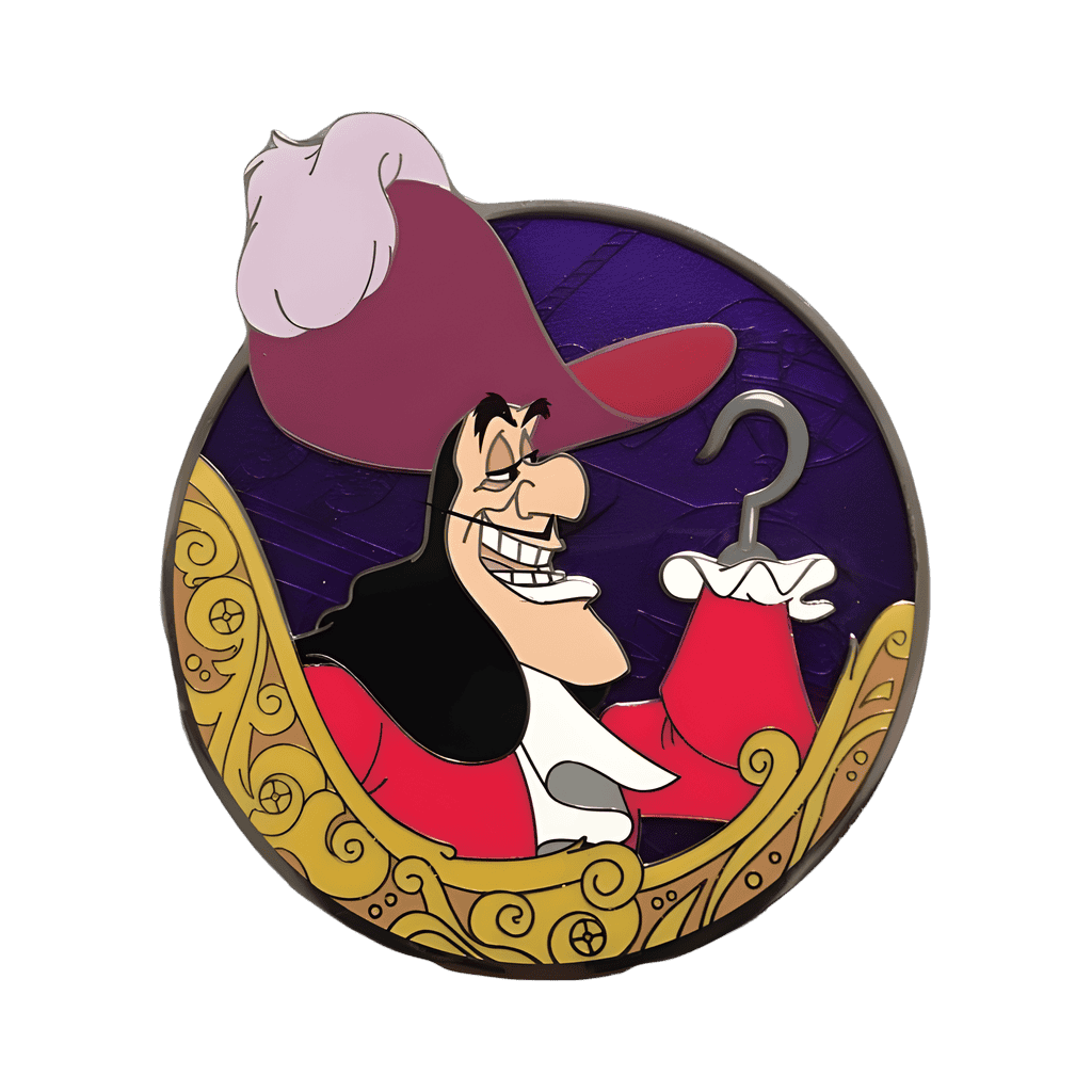 Captain Hook Disney pin