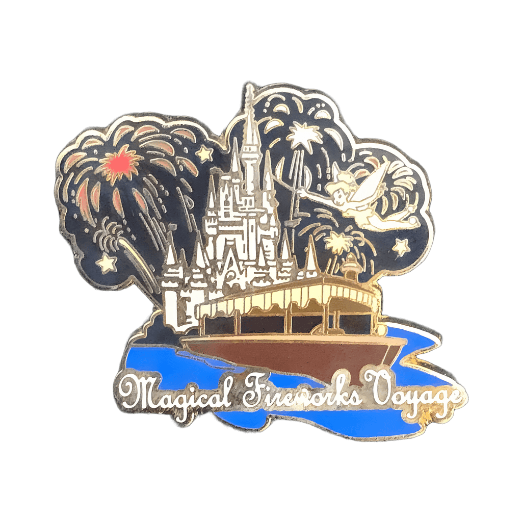 Tinker Bell and Castle — Magical Fireworks Voyage Disney pin
