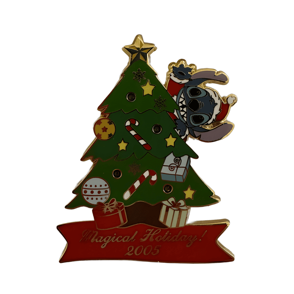 Light-Up Stitch Christmas Tree Disney pin
