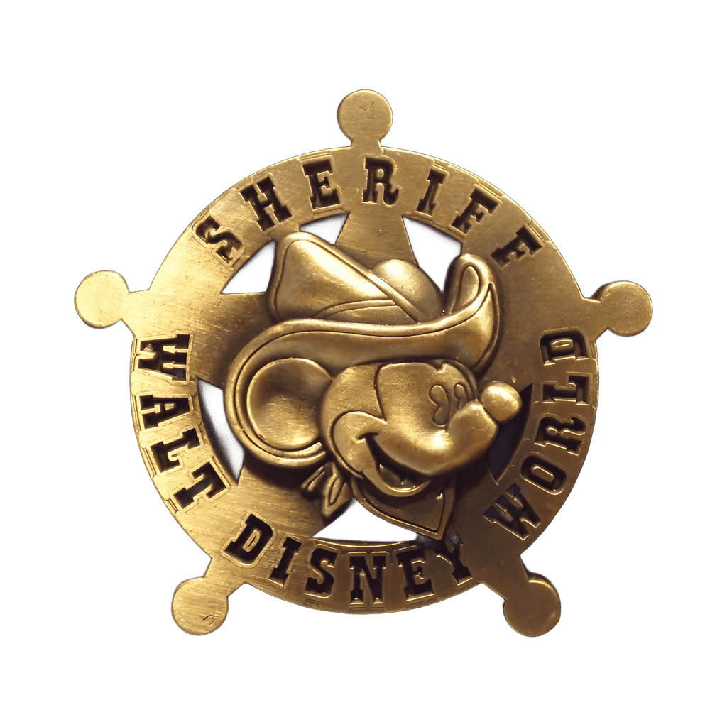 Mickey's Sheriff Badge Disney pin