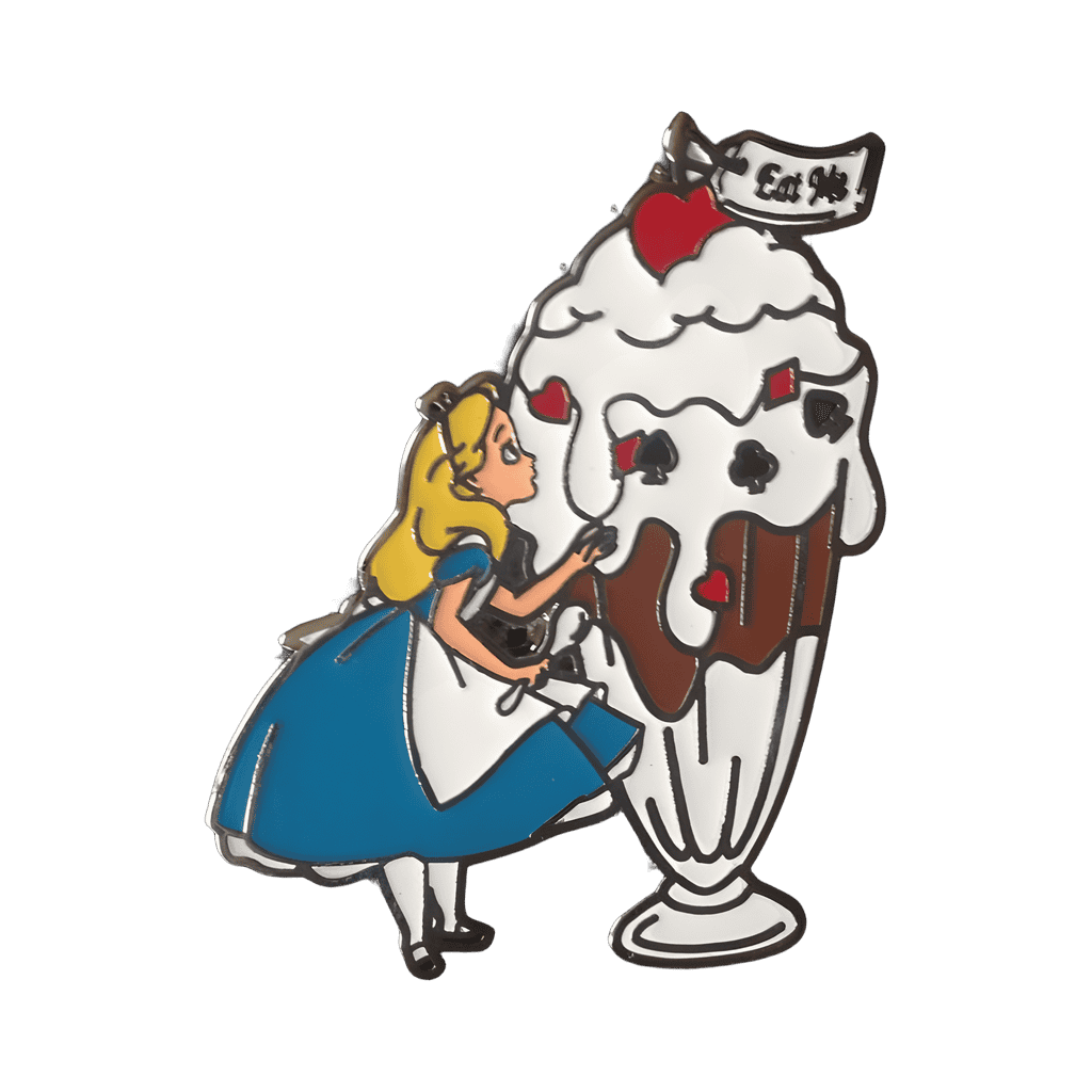 Alice with Eat Me Sundae Disney pin